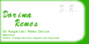 dorina remes business card